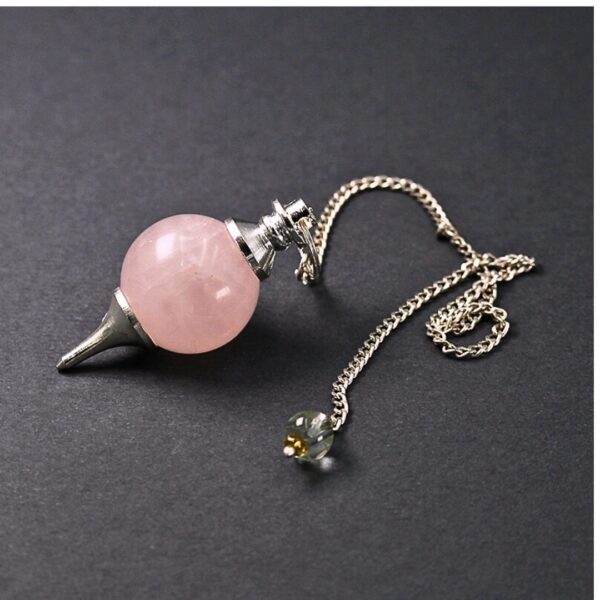 Rose Quartz Sphere Pendulum