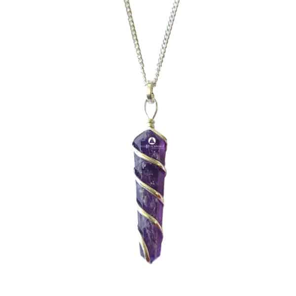 Amethyst Wire Pendant