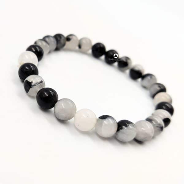 Black Rutilated Quartz Bracelet