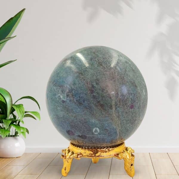 Ruby Kyanite Sphere