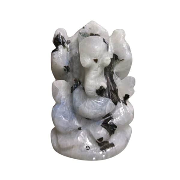 Rainbow  Moonstone Ganesha