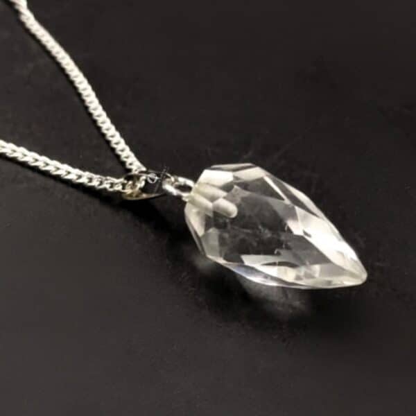 Clear Quartz Drop Pendant