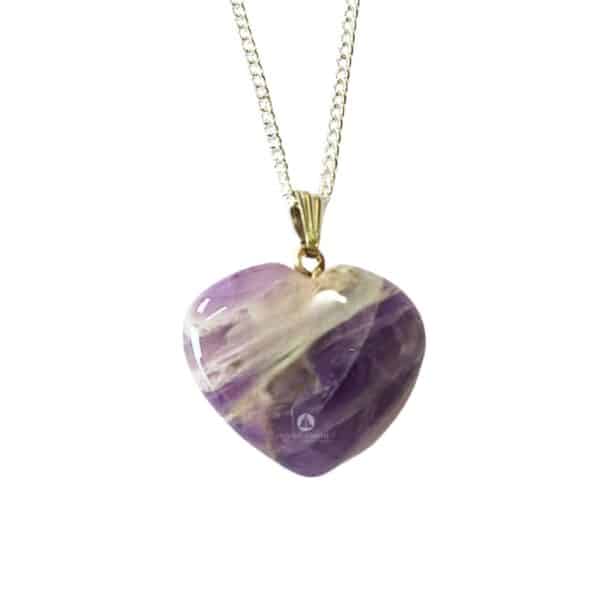 Amethyst Heart Pendant