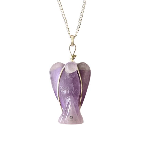 Amethyst Angel Pendant