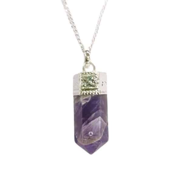 Amethyst Pencil Pendant