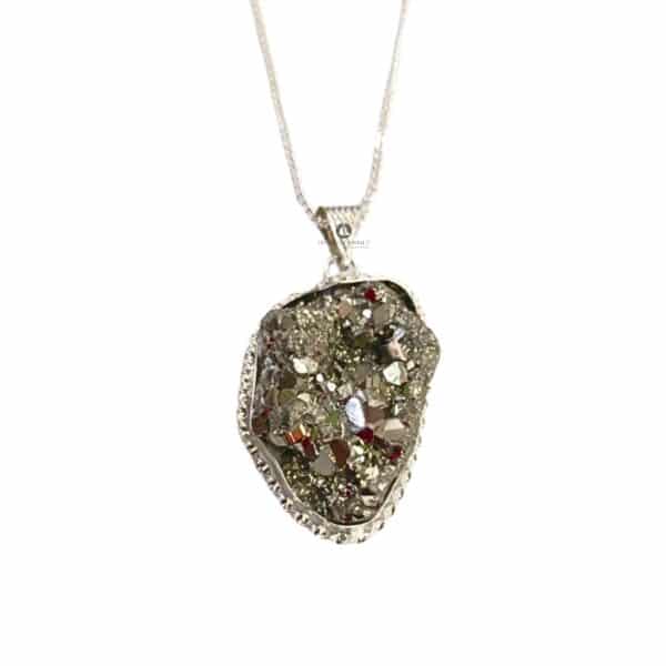Natural Pyrite Pendant