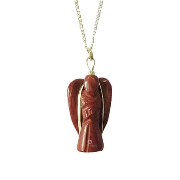 Red Jasper Angel Pendant