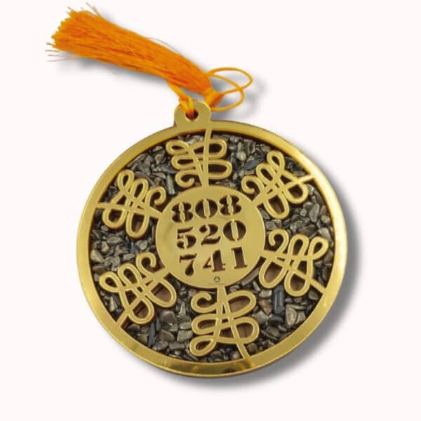 Pyrite Zibu Symbol Hanger