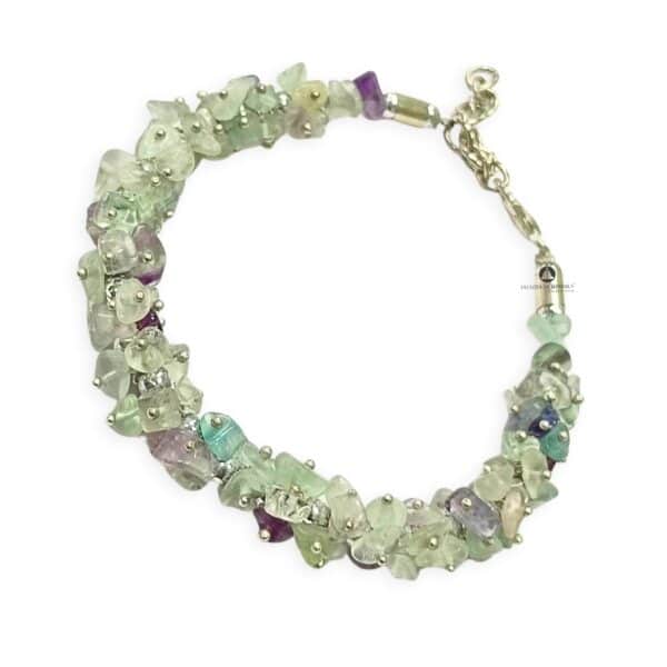 Multi Fluorite Gajara Bracelet