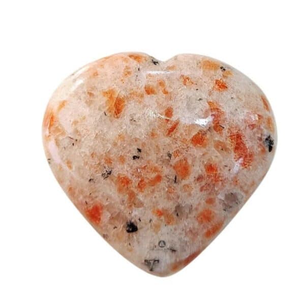 Sunstone Puffy Heart