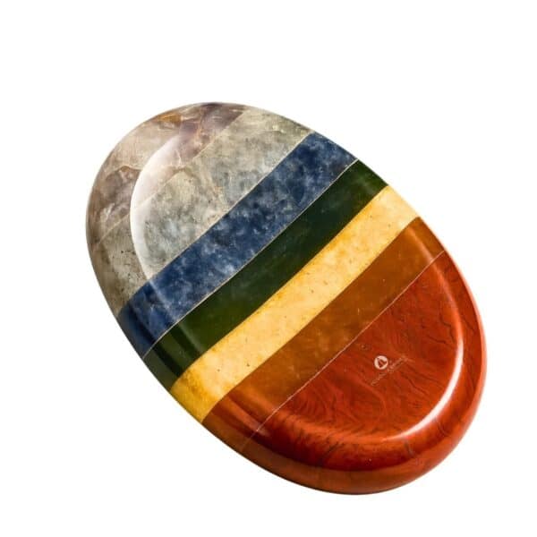 Seven Chakra Worry Stone